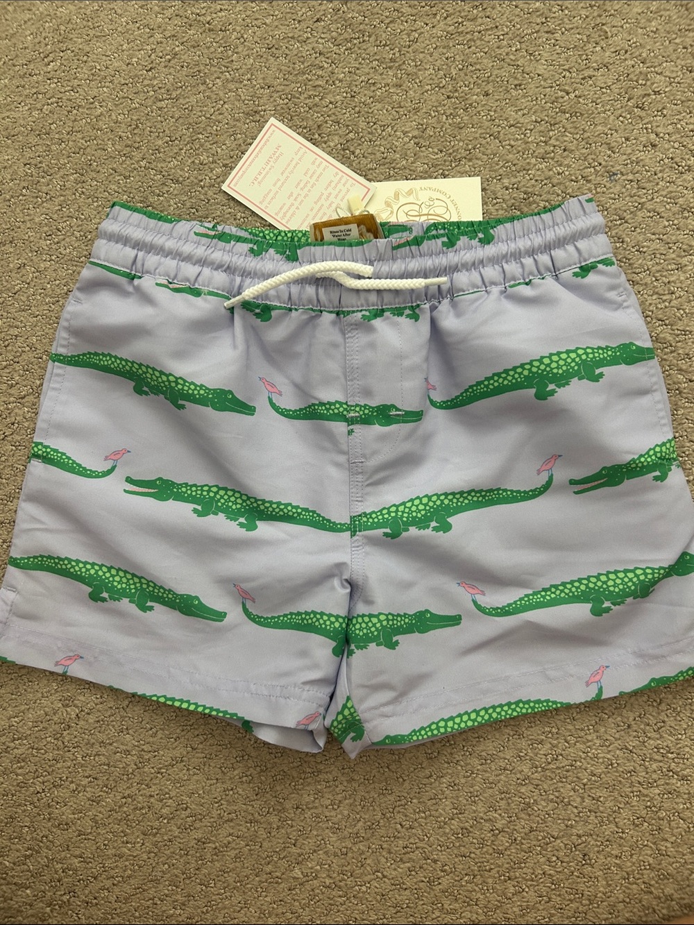 NWT Beaufort Bonnet Company Gator Pond Pals Swim Trunks